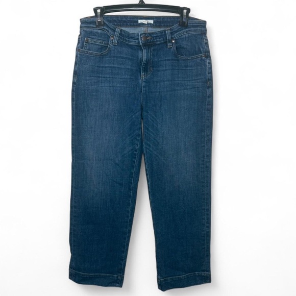 Eileen Fisher Denim - Eileen Fisher Cropped Straight Leg Blue Jeans Women’s Size 6